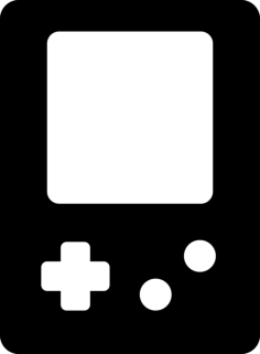 Old Gameboy Digital Sketch Svg Design, Free Vectors File